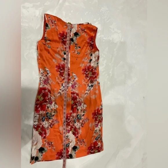 St. John Silk Vibrant Floral Midi Dress - Picture 16 of 16